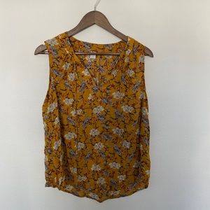 Floral Sleeveless Blouse